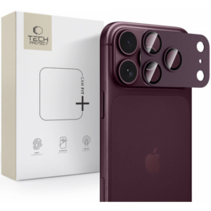 Folie de protectie Camera Spate Tech-Protect CamFull Fit+ pentru Apple iPhone 18 Pro, Sticla Securizata, Visinie