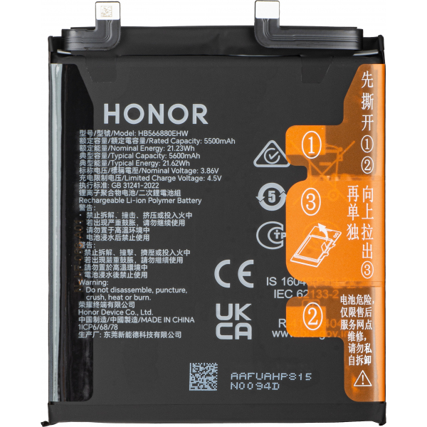 Acumulator Honor Magic6 Pro, HB566880EHW, Service Pack 0235AKKC