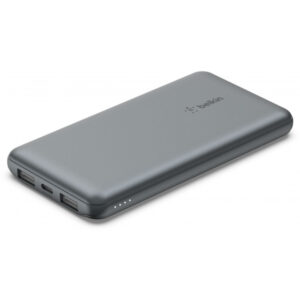 Baterie Externa Belkin BoostCharge, 10000mAh, 15W, 1 x USB-C - 2 x USB-A, Gri BPB011btGY