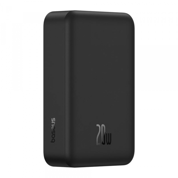 Baterie Externa Wireless Baseus EnerFill FM41 Mini, 20000mAh, 20W, PD + FQI, 1 x QI - 1 x USB-C, Neagra E0027U00