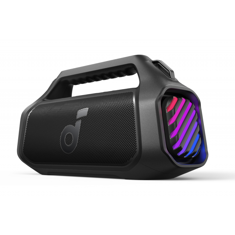 Boxa Portabila Bluetooth Anker SoundCore Boom 2 Plus New Version, 140W, TWS, RGB, Waterproof, Neagra A3134012