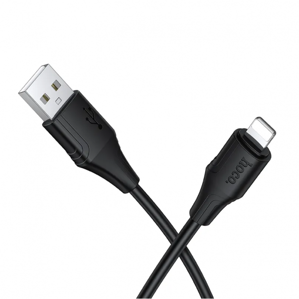 Cablu Date si Incarcare USB-A - Lightning HOCO X124, 18W, 1m, Negru
