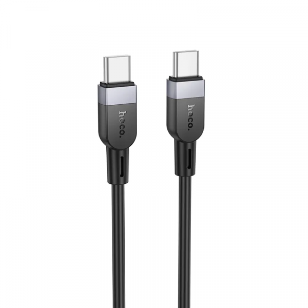 Cablu Date si Incarcare USB-C - USB-C HOCO X109, 60W, 2m, Negru