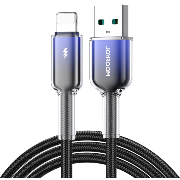 Cablu Date si Incarcare USB-A - Lightning Joyroom S-A42, 18W, 1.2m, Negru