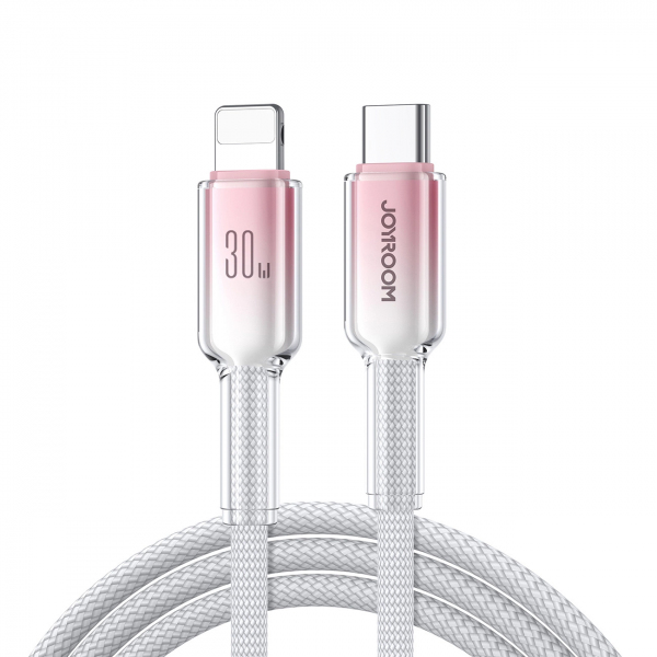 Cablu Date si Incarcare USB-C - Lightning Joyroom S-A42, 30W, 1.2m, Alb
