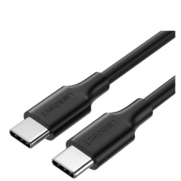 Cablu Date si Incarcare USB-C - USB-C UGREEN US286, 60W, 0.5m, Negru