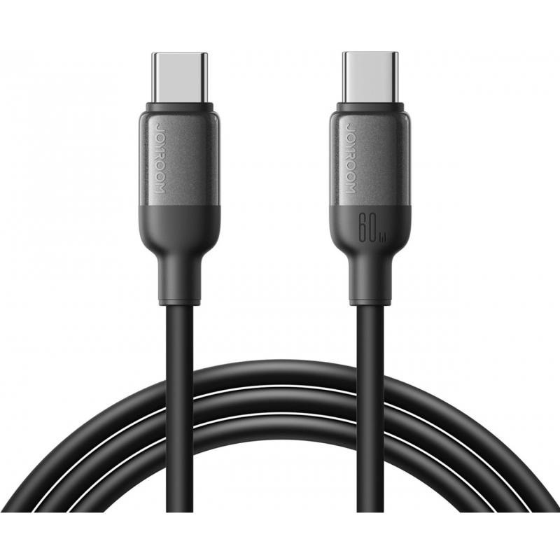 Cablu Date si Incarcare USB-C - USB-C Joyroom S-A62 Lively, 60W, 1.2m, Negru