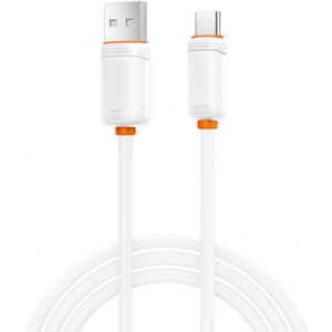Cablu Date si Incarcare USB-A - USB-C XO Design NB302, 18W, 1m, Alb