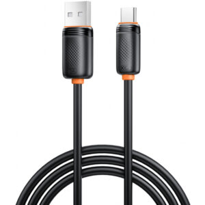 Cablu Date si Incarcare USB-A - USB-C XO Design NB302, 18W, 1m, Negru
