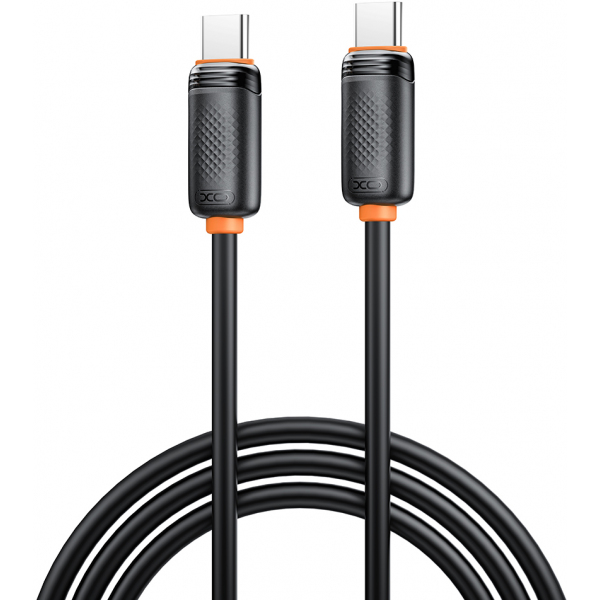 Cablu Date si Incarcare USB-C - USB-C XO Design NB-Q302B, 60W, 1m, Negru