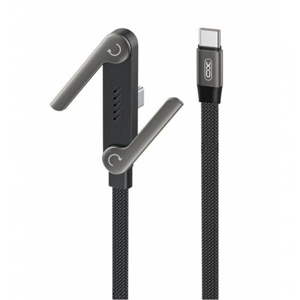 Cablu Date si Incarcare USB-C - USB-C XO Design NB-Q311, 240W, 1.5m, Negru