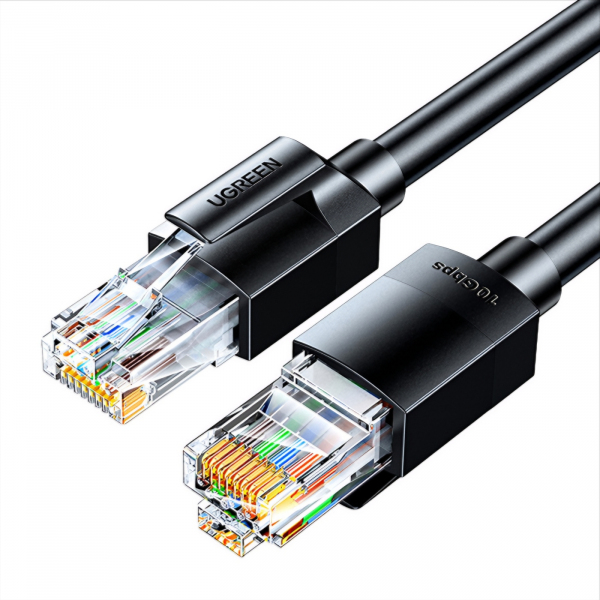 Cablu Retea UGREEN NW315, UTP, Cat6A, 2m, Negru