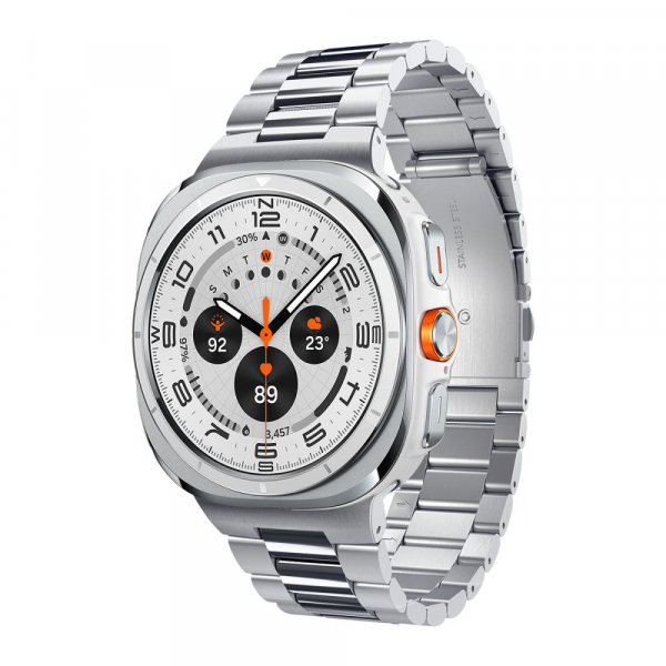 Curea Spigen Modern Fit pentru Samsung Galaxy Watch Ultra Series, Argintie AMP08823