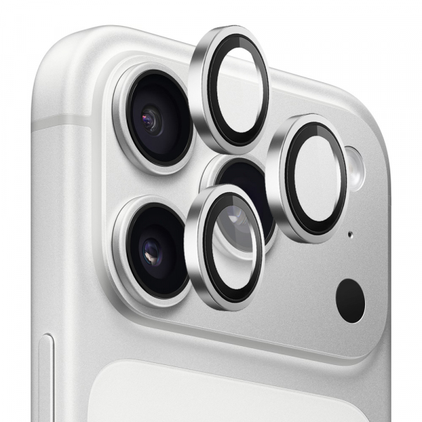 Folie de protectie Camera Spate Lito Titanium AR pentru Apple iPhone 18 Pro / 18 Pro Max, Sticla Securizata, Argintie