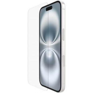 Folie de protectie Ecran Belkin ScreenForce TemperedGlass pentru Apple iPhone 16 / 15 / 14 Pro, Sticla Securizata, Full Glue OVA135zz