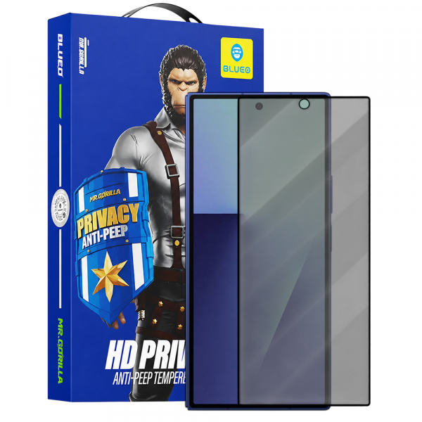 Folie de protectie Ecran Exterior Privacy Blueo Anti-Peep pentru Samsung Galaxy Z Fold8 Ultra F976 / Z Fold7 F966, Sticla Securizata, Full Glue