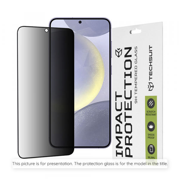 Folie de protectie Ecran Privacy Techsuit pentru OnePlus Nord 6, Sticla Securizata, Full Glue, 111D