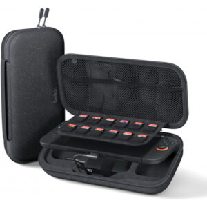 Geanta Protectie Belkin Charging pentru Consola Nintendo Switch 2 / Switch / Switch OLED, Gri ENA001hqCH-V2