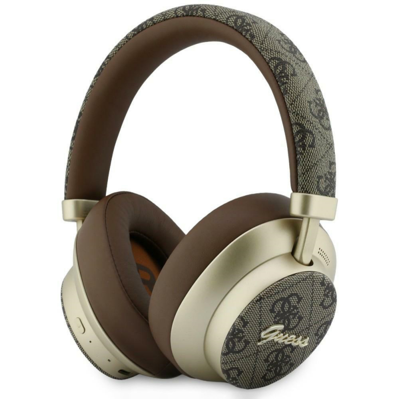 Handsfree Bluetooth Guess 4G Gold Script Metal, A2DP, Maro