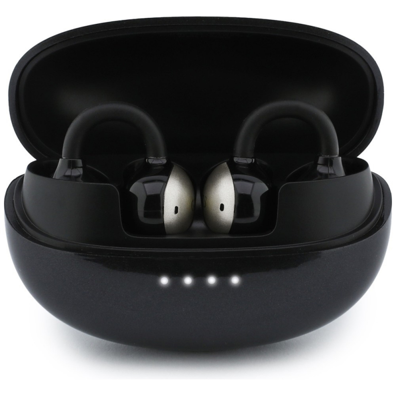 Handsfree Bluetooth Guess Metalic Finish Electropated Parts Classic, TWS, Negru