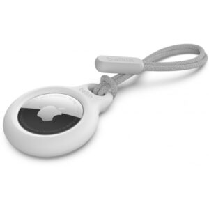 Husa Belkin Strap pentru Apple AirTag, Alba F8W974btWHT