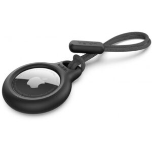 Husa Belkin Strap pentru Apple AirTag, Neagra F8W974btBLK