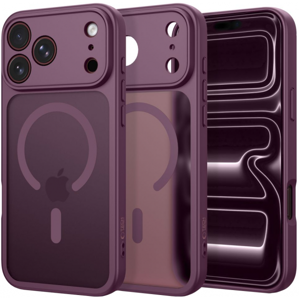 Husa MagSafe pentru Apple iPhone 18 Pro / 17 Pro, Tech-Protect, BasicMag, Visinie Mata