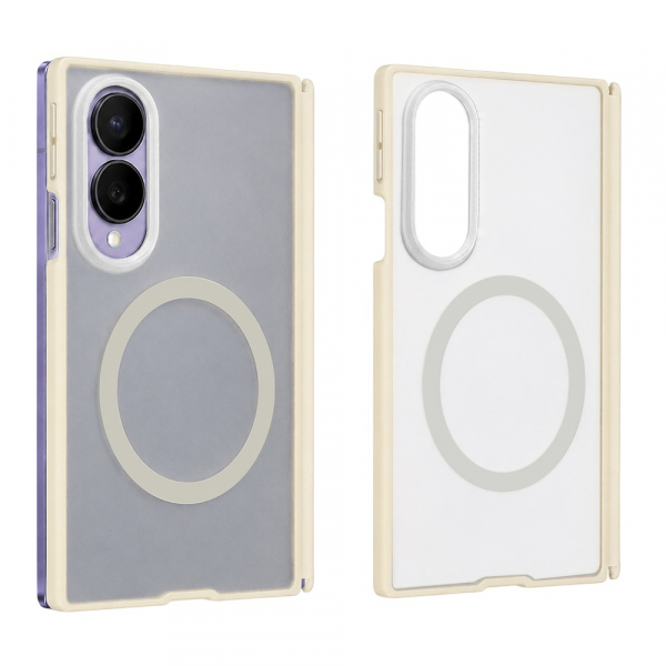 Husa MagSafe pentru Samsung Galaxy Z Fold8 F971, Blueo, Skin Friendly Anti-Drop, Gri