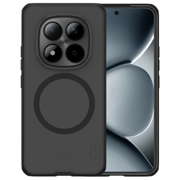 Husa MagSafe pentru Xiaomi Redmi Note 15 Pro+ 5G, Nillkin, Super Shield Pro, Neagra Transparenta