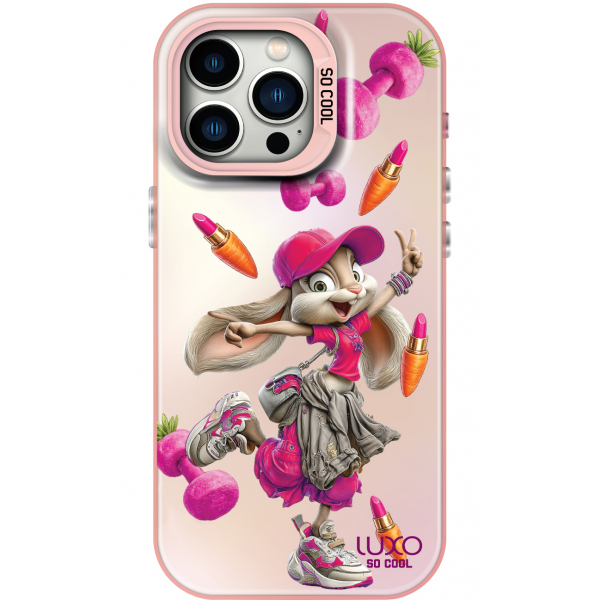 Husa pentru Apple iPhone 15 Plus, LUXO So CooL, ArcadiA Rabbit, Multicolor