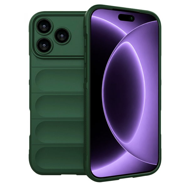 Husa pentru Apple iPhone 18 Pro / 17 Pro, Techsuit, Magic Shield, Verde