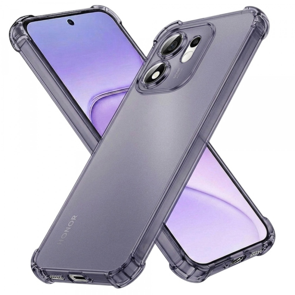 Husa pentru Honor 600 Smart, Techsuit, Shockproof Clear, Fumurie