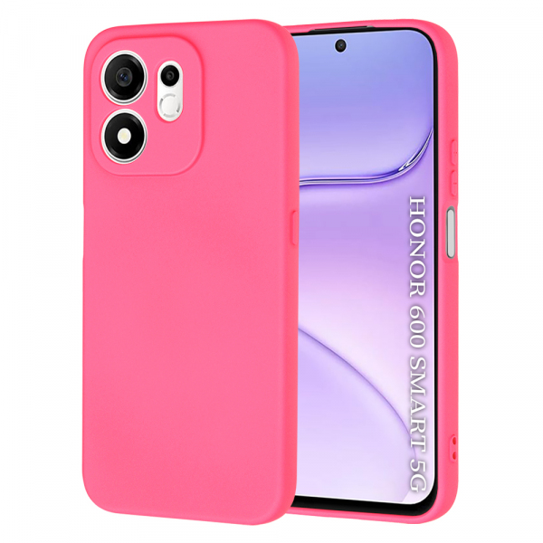 Husa pentru Honor 600 Smart, Techsuit, SoftFlex, Roz Inchis