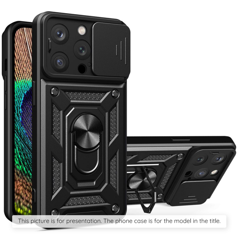 Husa pentru Motorola Razr Fold, Techsuit, CamShield, Neagra