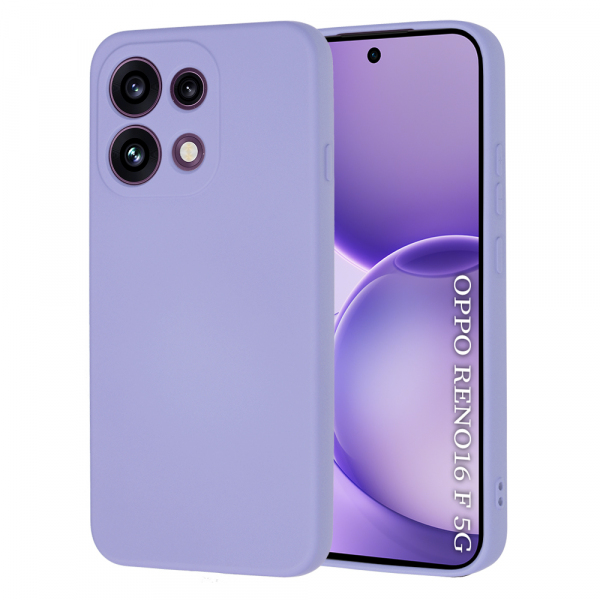 Husa pentru Oppo Reno16 F / Reno16 FS, Techsuit, SoftFlex, Mov Deschis