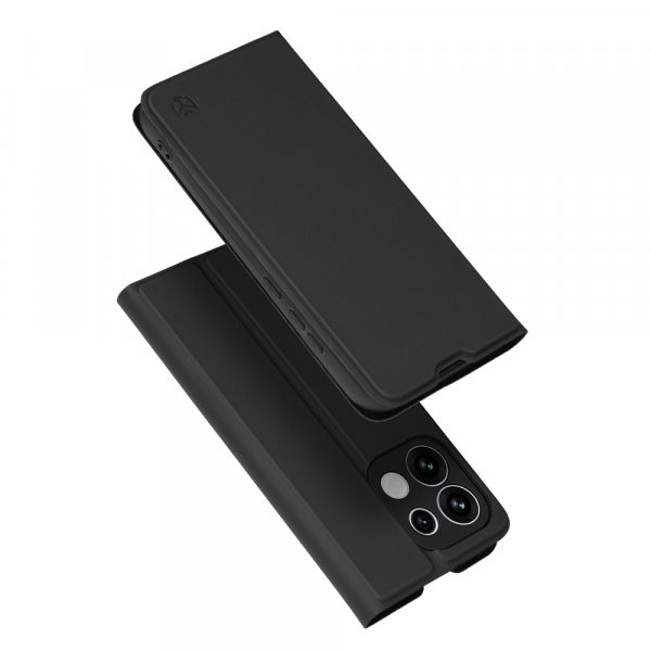 Husa pentru Oppo Reno16 Pro, Techsuit, Magskin Book, Neagra