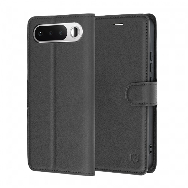 Husa pentru Realme 16, Techsuit, Leather Folio, Neagra