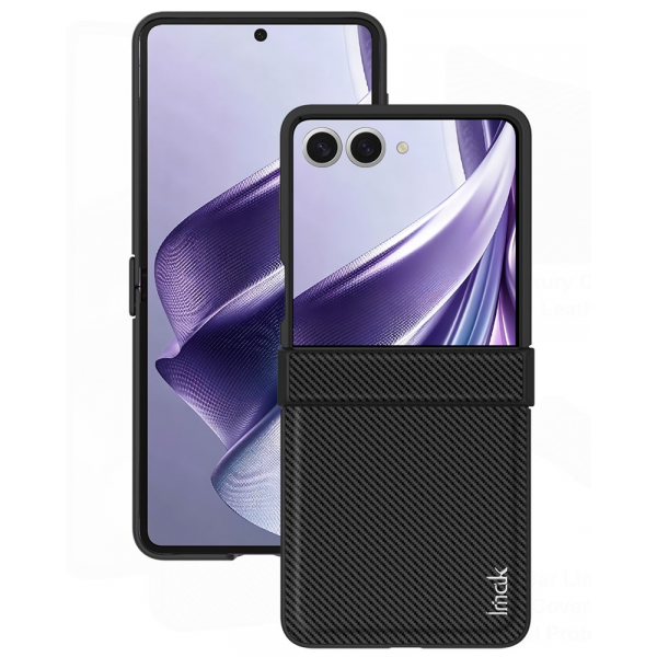 Husa pentru Samsung Galaxy Z Flip8 F776, Imak, Carbon, Neagra