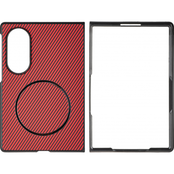 Husa pentru Samsung Galaxy Z Fold8 F971, OEM, Carbon, Rosie