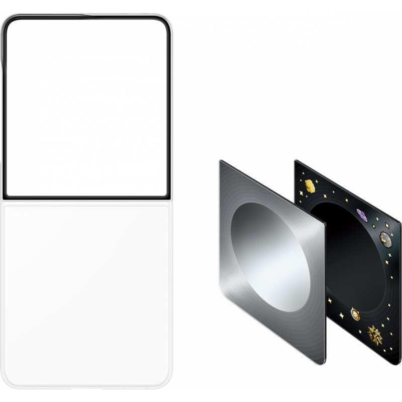 Husa pentru Samsung Galaxy Z Flip8 F776, FlipSuit Case, Neagra EF-FF776CBEGWW
