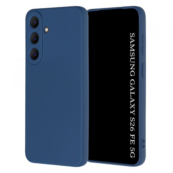 Husa pentru Samsung Galaxy S26 FE S741 / S25 FE, Techsuit, SoftFlex, Bleumarin