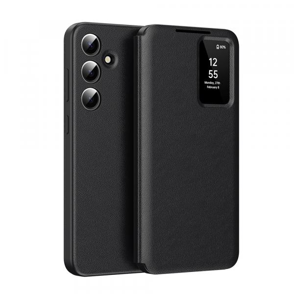 Husa pentru Samsung Galaxy S26 FE S741, Techsuit, SmartView, Neagra