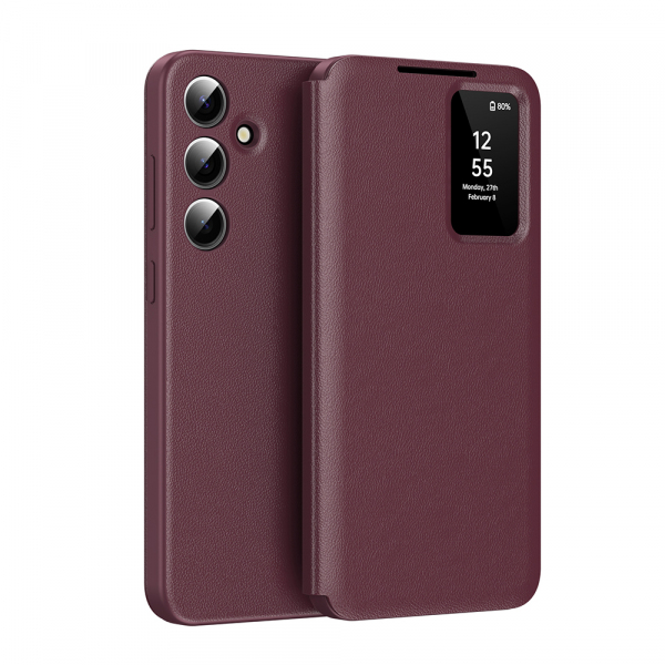 Husa pentru Samsung Galaxy S26 FE S741, Techsuit, SmartView, Rosie