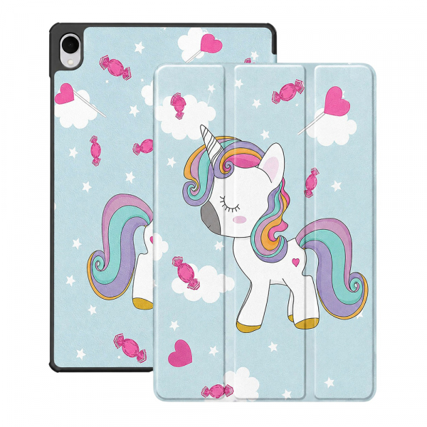 Husa pentru Samsung Galaxy Tab S12 Plus, Techsuit, FoldPro Unicorn, Multicolor