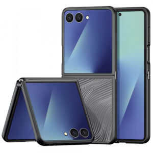 Husa pentru Samsung Galaxy Z Flip7 F766, DUX DUCIS, Aimo, Neagra