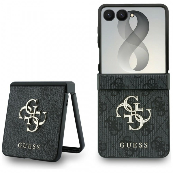 Husa pentru Samsung Galaxy Z Flip8 F776, Guess, 4G Big Logo, Neagra