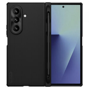 Husa pentru Samsung Galaxy Z Fold7 F966, Nillkin, Super Frosted Shield with Pen Holder, Neagra
