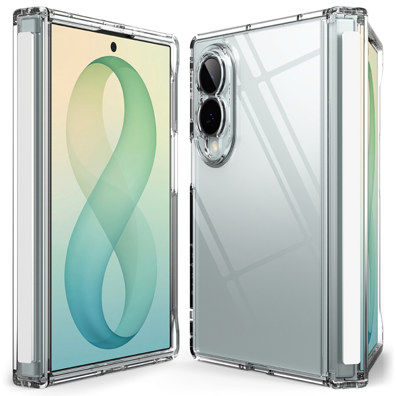 Husa pentru Samsung Galaxy Z Fold8 F971, Ringke, Fusion Flap, Transparenta