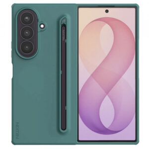Husa pentru Samsung Galaxy Z Fold8 Ultra F976, Nillkin, Flex Pure with S-Pen Holder, Verde