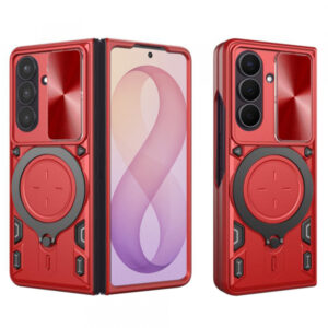 Husa pentru Samsung Galaxy Z Fold8 Ultra F976 / Z Fold7 F966, Techsuit, CamGuard Pro, Rosie